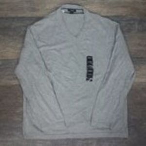 NWOT Grey Mens VNeck Sweater